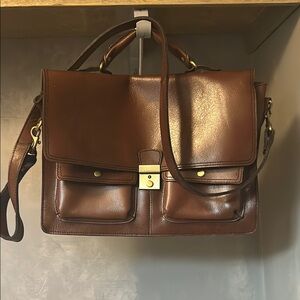 Classic Brown Leather Men's Bag Topman LTD